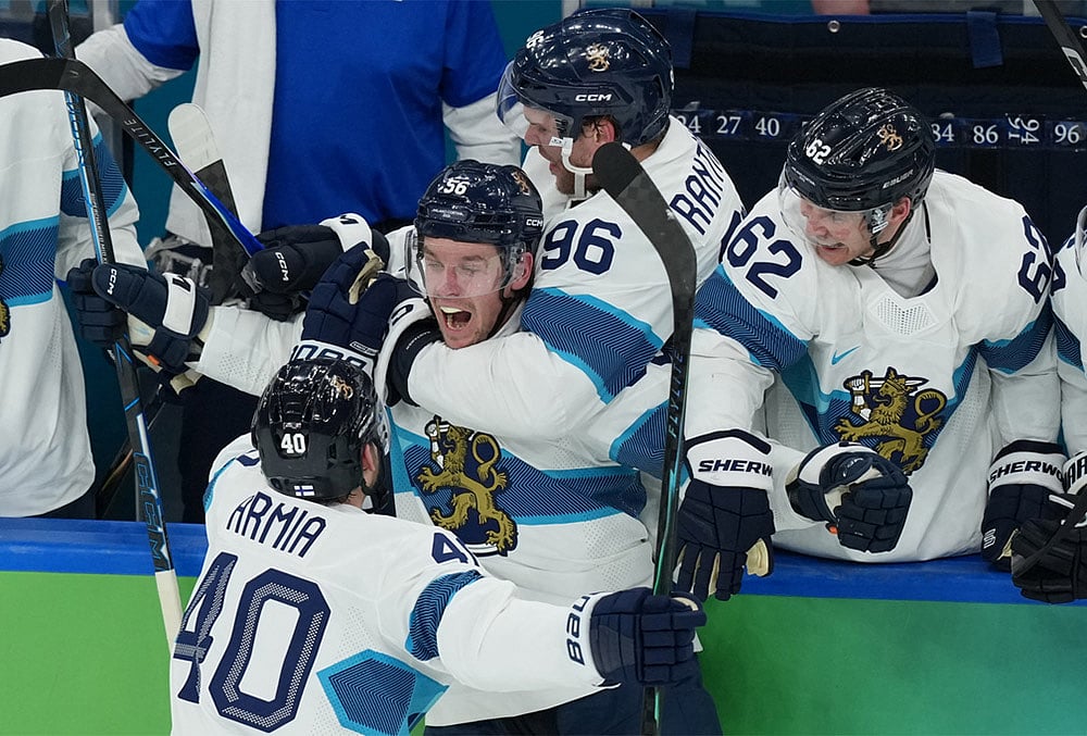 Canada vs Finland Men’s Ice Hockey Italy Milano Cortina 2026 winter games-Erik Haula