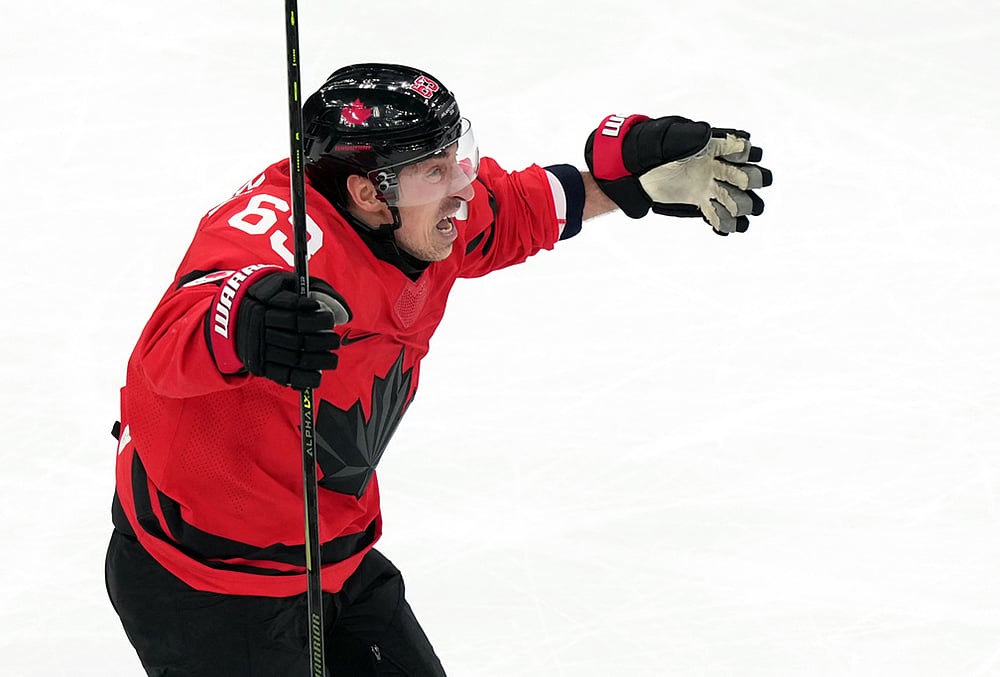 Canada vs Finland Men’s Ice Hockey Italy Milano Cortina 2026 winter games-Brad Marchand