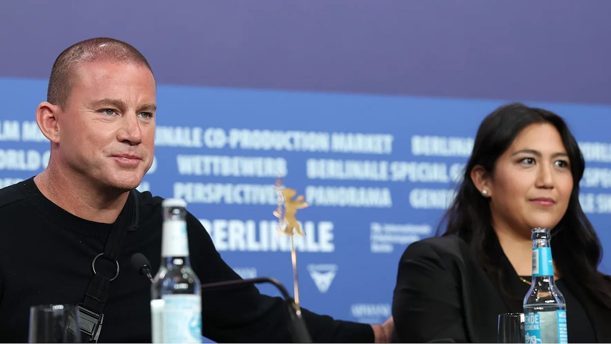 Instagram  : Channing Tatum And Beth De Araújo At The 'Josephine' Press Conference In Berlin