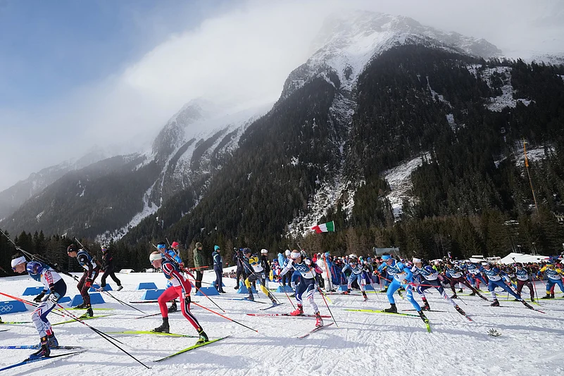 Italy Milano Cortina 2026 Winter Olympics Day 14 Photo Highlights-Lukas Hofer