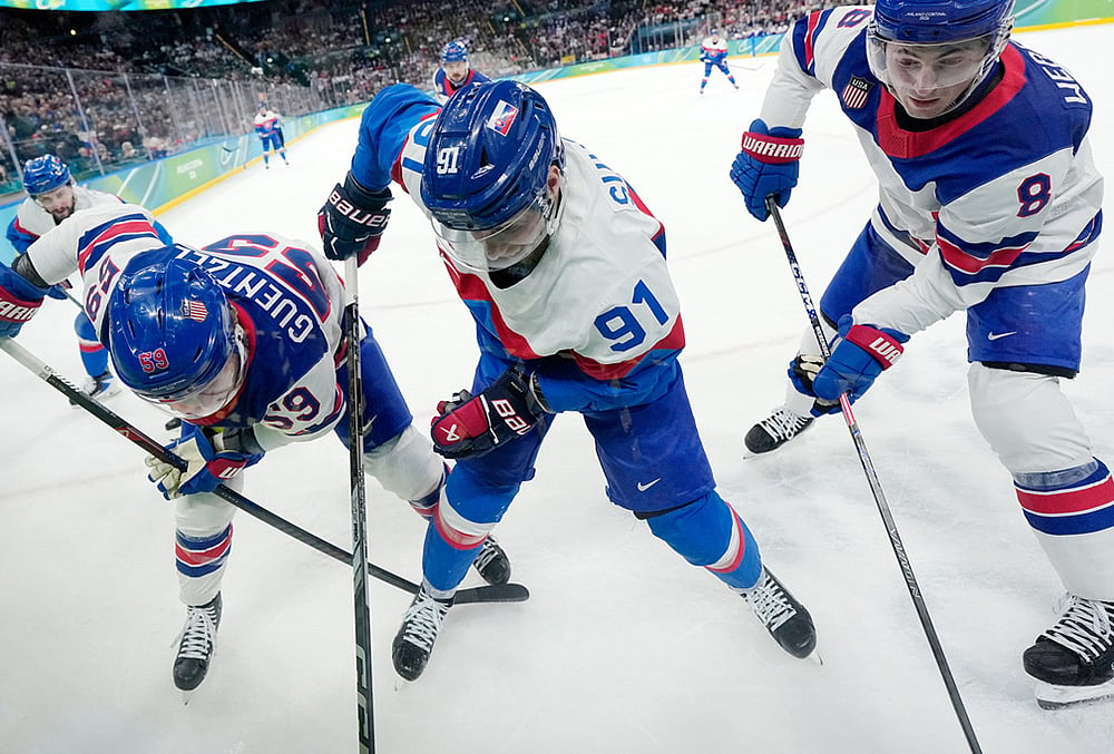 USA Vs Slovakia Men’s Ice Hockey Italy Milano Cortina 2026 winter games-Matus Sukel