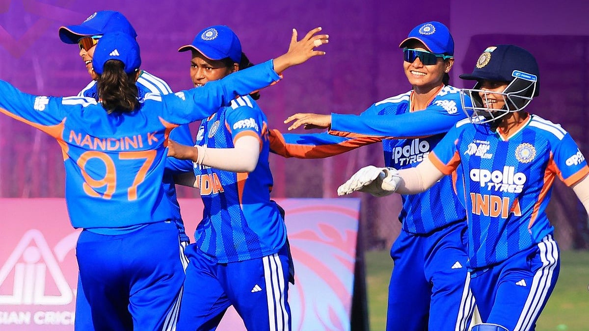 X/ACC Media : India A women lifts the Women's Asia Cup Rising Stars trophy by beating Bangladesh A by 46 runs in the final at Terdthai Cricket Ground in Bangkok.