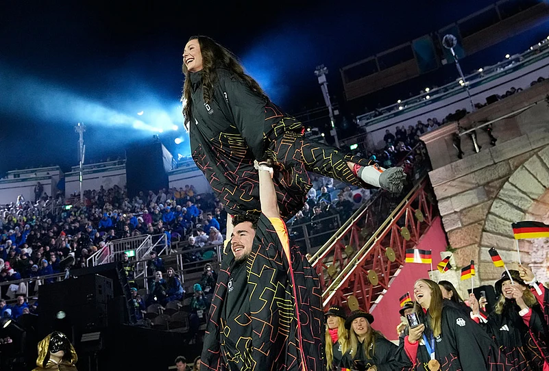 Milan Cortina Winter Olympics Closing Ceremony-Athletes from Germany