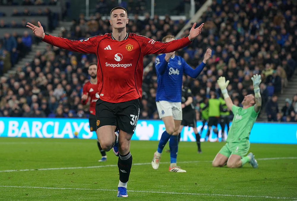 Everton Vs Manchester United Premier League soccer-Benjamin Sesko