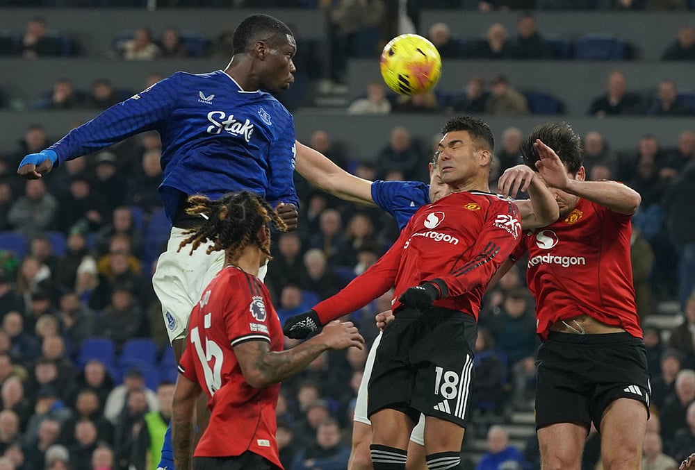 Everton Vs Manchester United Premier League soccer-Thierno Barry