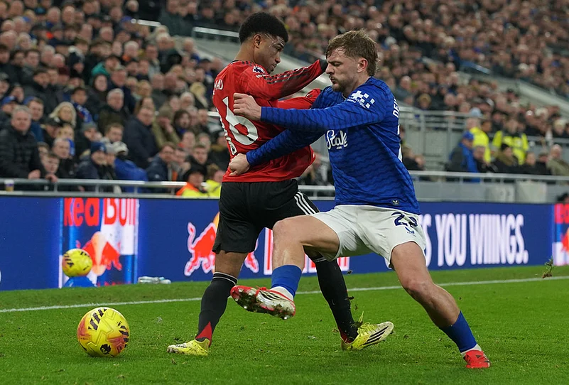 Everton Vs Manchester United Premier League soccer-Amad Diallo