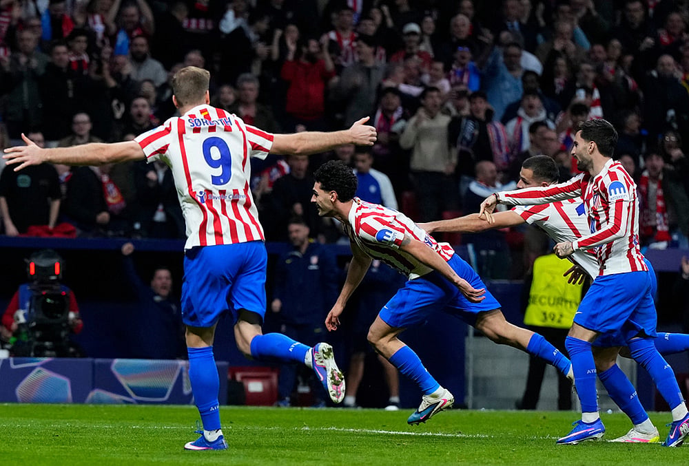 Atletico Madrid Vs Club Brugge UCL soccer-Johnny Cardoso