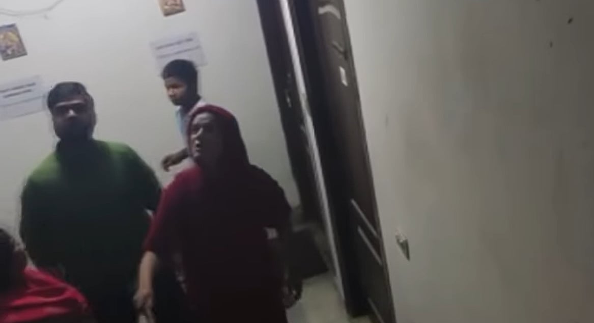 Video screen grab from X / PTI : The FIR initially included charges under the Bharatiya Nyaya Sanhita for criminal intimidation, insult to the modesty of women, and promoting enmity between different groups. 