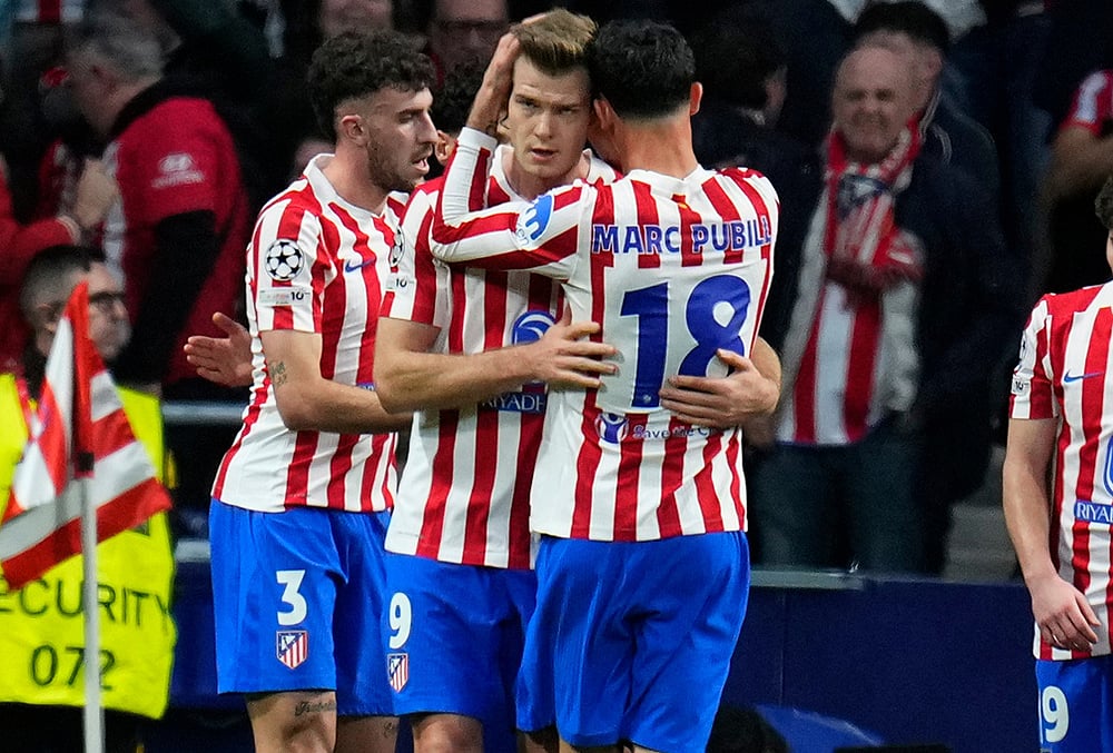 Atletico Madrid Vs Club Brugge UCL soccer-Alexander Sorloth