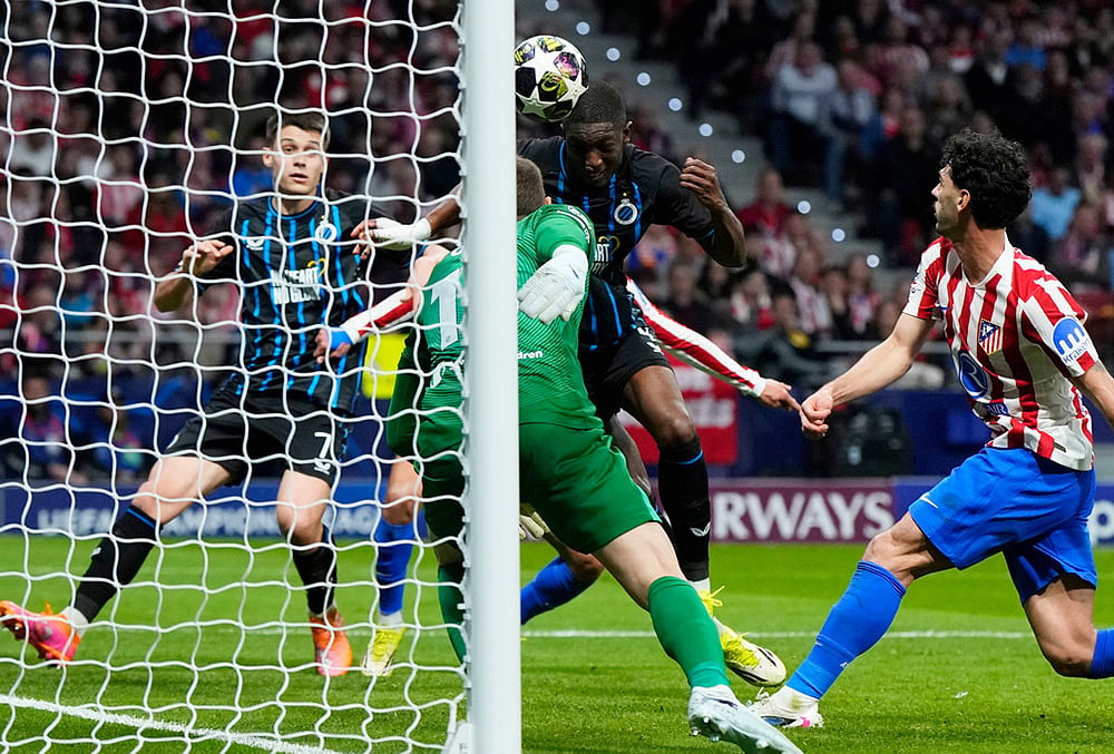 Atletico Madrid Vs Club Brugge UCL soccer- Joel Ordonez