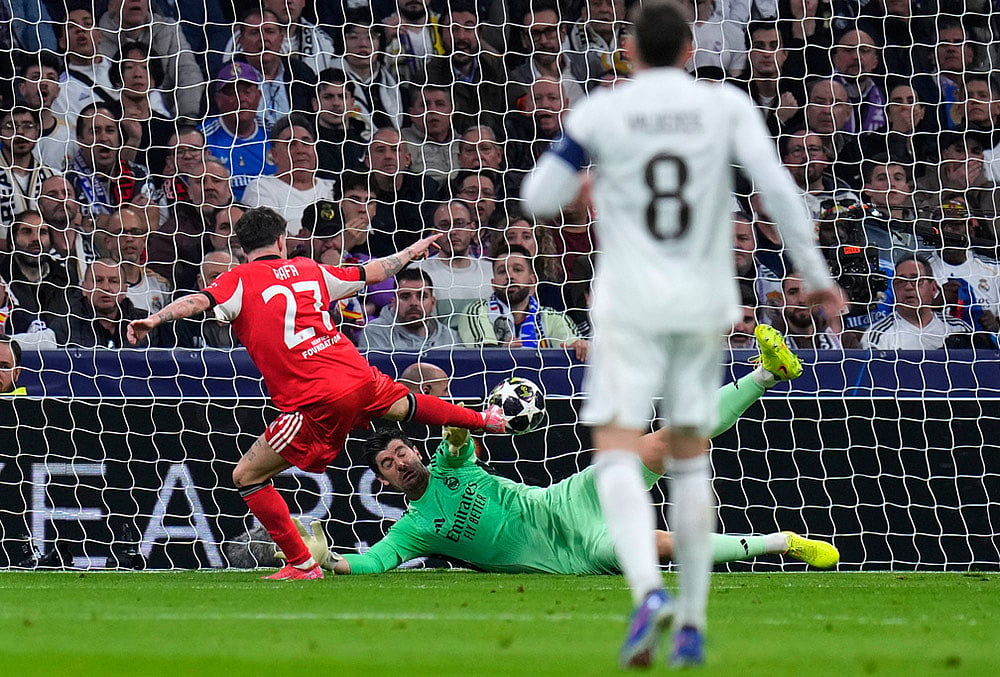 Real Madrid Vs Benfica uefa Champions League 2025-26 Playoff-Rafa Silva