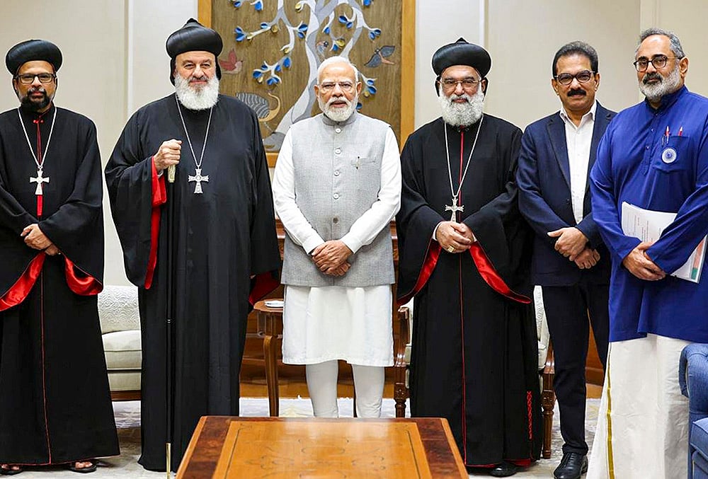 PM Modi meets Ignatius Aphrem II