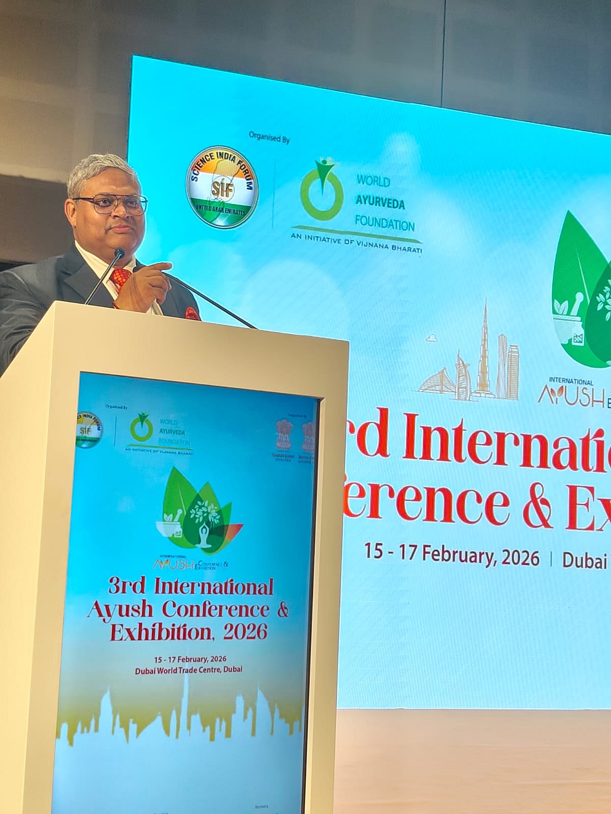 Dr. Vikas Singhal at the 3rd Ayush Conference