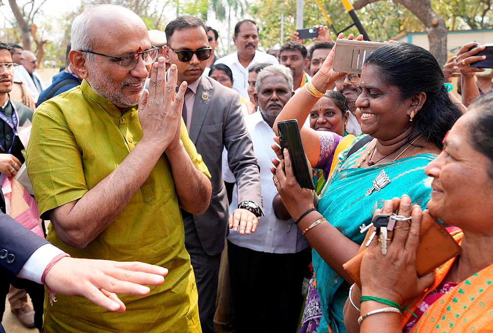 CP Radhakrishnan in Salem