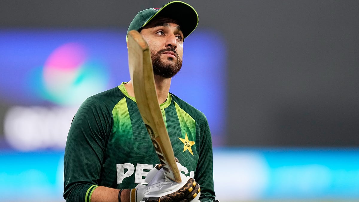 | Photo: AP/Eranga Jayawardena : Pakistan's captain Salman Ali Agha warms up before the start of the T20 World Cup cricket match between New Zealand and Pakistan in Colombo, Sri Lanka, Saturday, Feb. 21, 2026.