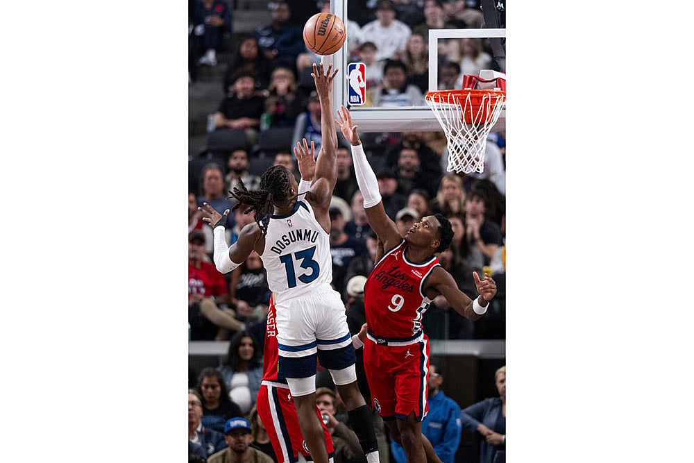 Basketball: Minnesota Timberwolves vs Los Angeles Clippers