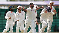 India Vs Sri Lanka Tests: Auqib Nabi Set To Replace Jasprit Bumrah In Test Squad - Report PTI : Jammu and Kashmir's Auqib Nabi with teammates, celebrates the wicket of Karnataka's Mayank Agarwal on day four of their Ranji Trophy 2025-26 final at KSCA Cricket Stadium in Hubballi.