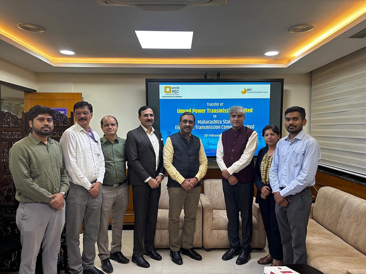RECPDCL Hands Over Umred Power Transmission Ltd. (An Intra-State SPV) To Maharashtra State Electricity Transmission Co.
