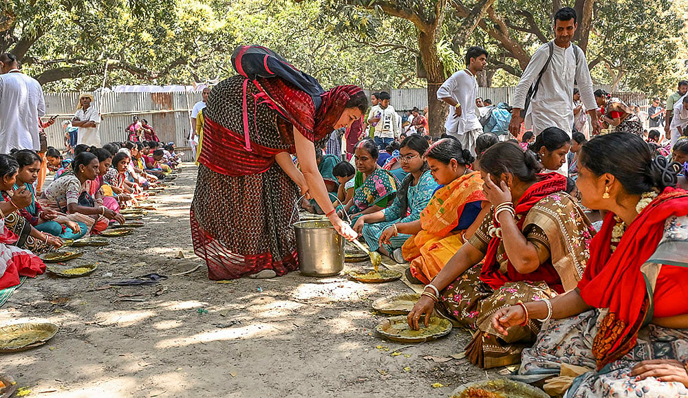 ISKCON serve free food ahead of Holi in WBs Nadia