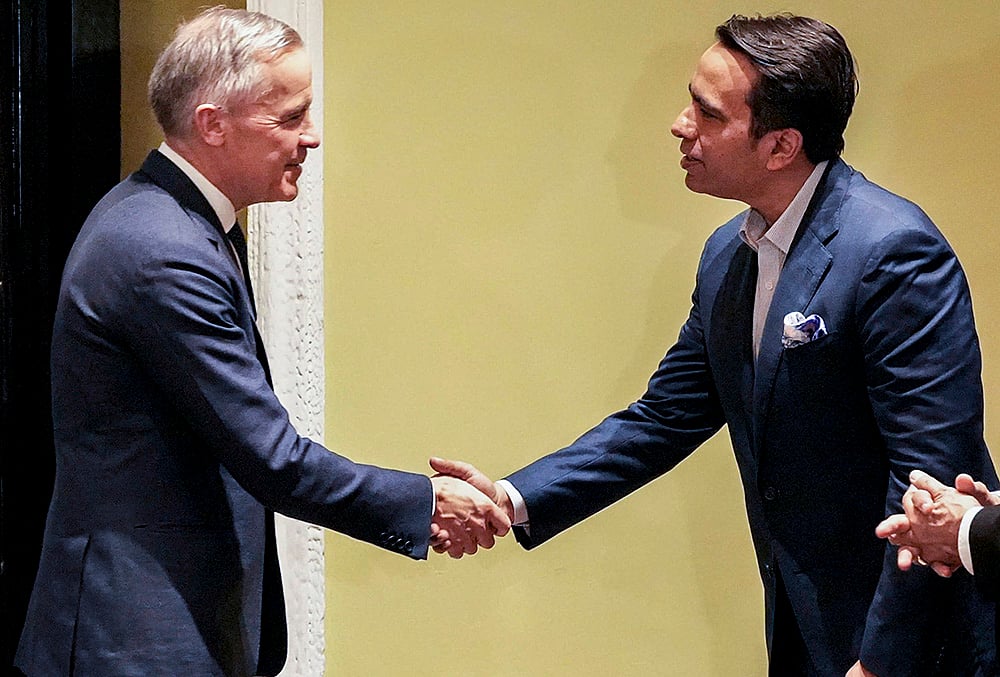 Jayant Chaudhary meets Mark Carney
