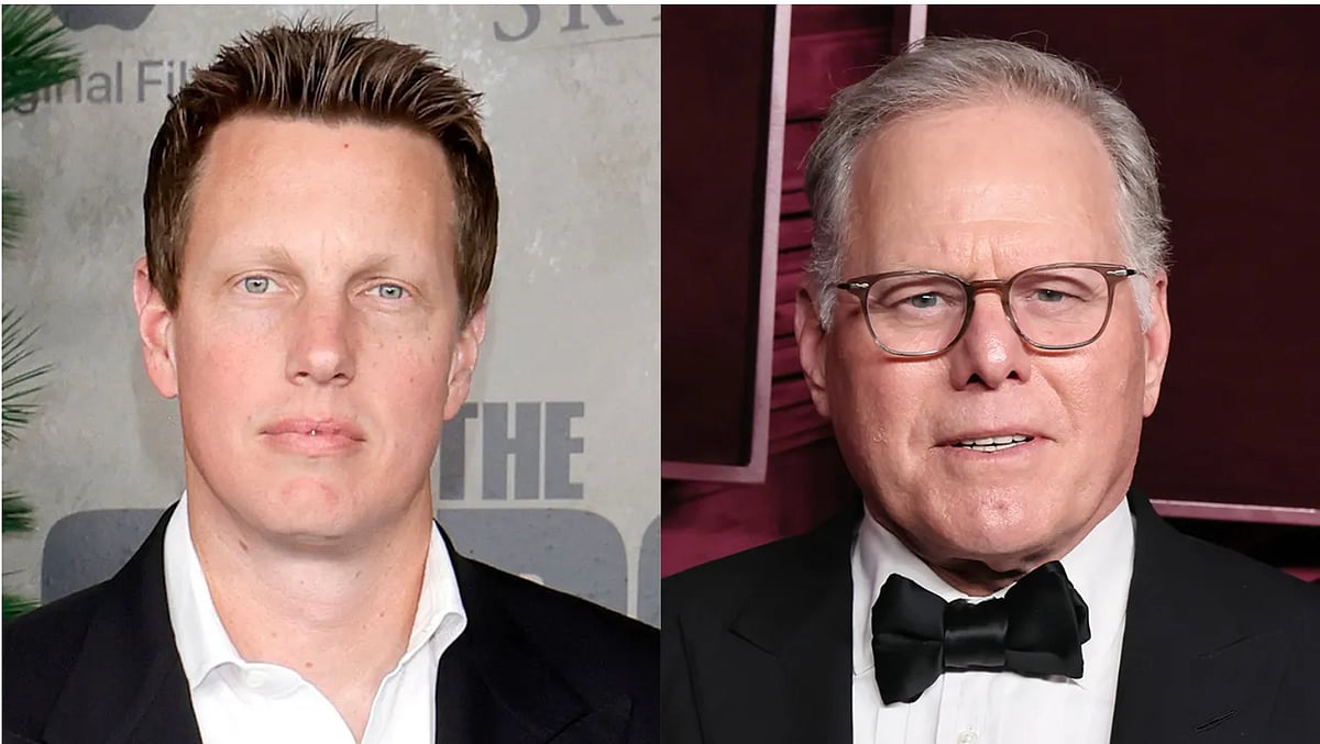 X : Paramount's David Ellison And Warner Bros. Discovery's David Zaslav.