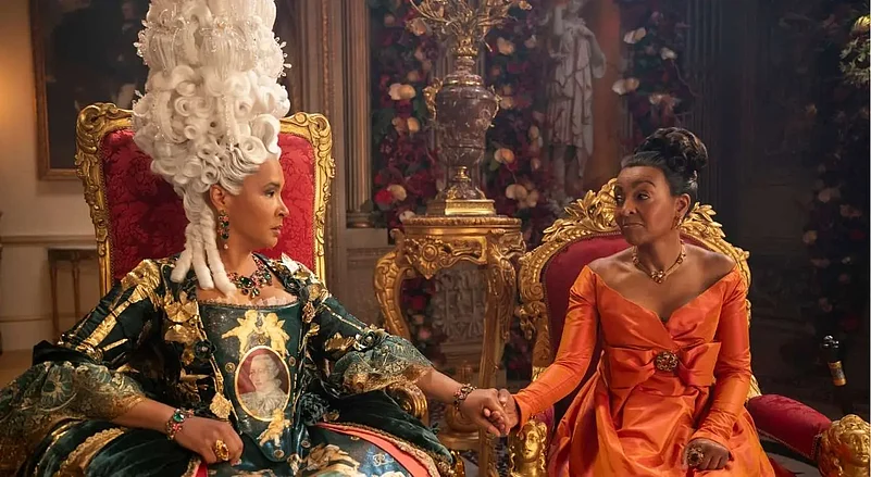 A still from ‘Bridgerton Season 4’