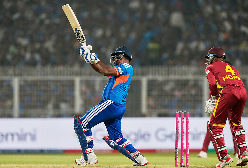 India Vs West Indies T20 World Cup Cricket super 8 match-Sanju Samson