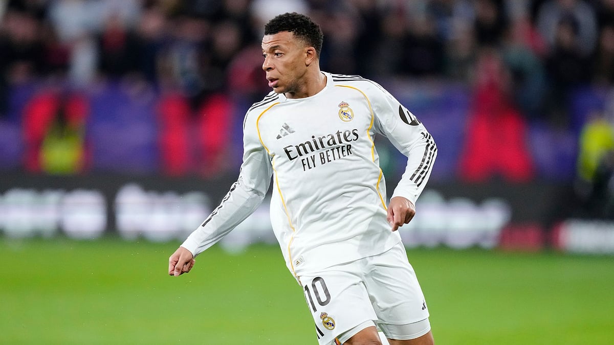 | Photo: File : File photo of Kylian Mbappe in action for Real Madrid.