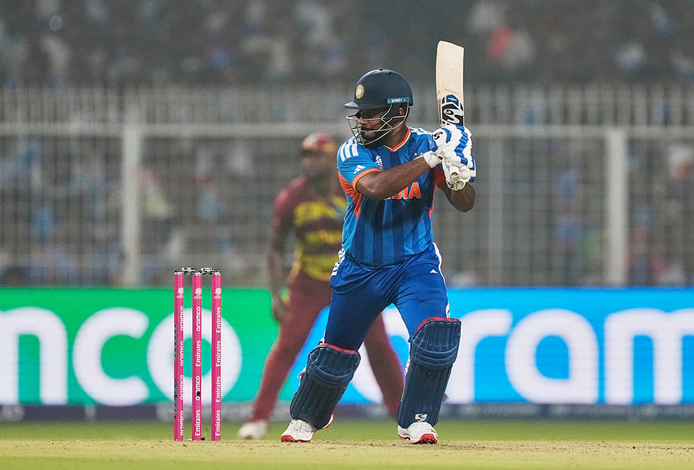 India Vs West Indies T20 World Cup Cricket super 8 match-Sanju Samson