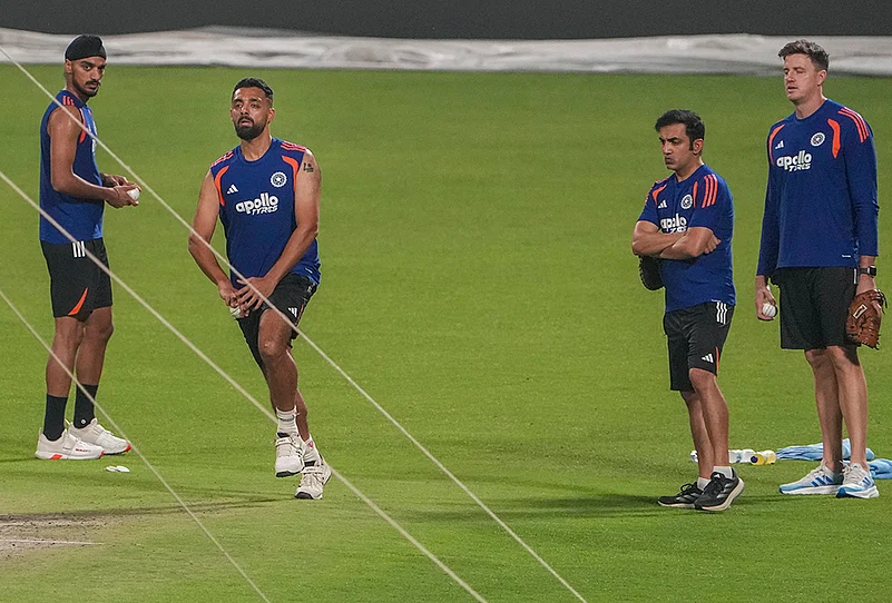 ICC Mens T20 WC: IND vs WI-Training-Arshdeep Singh