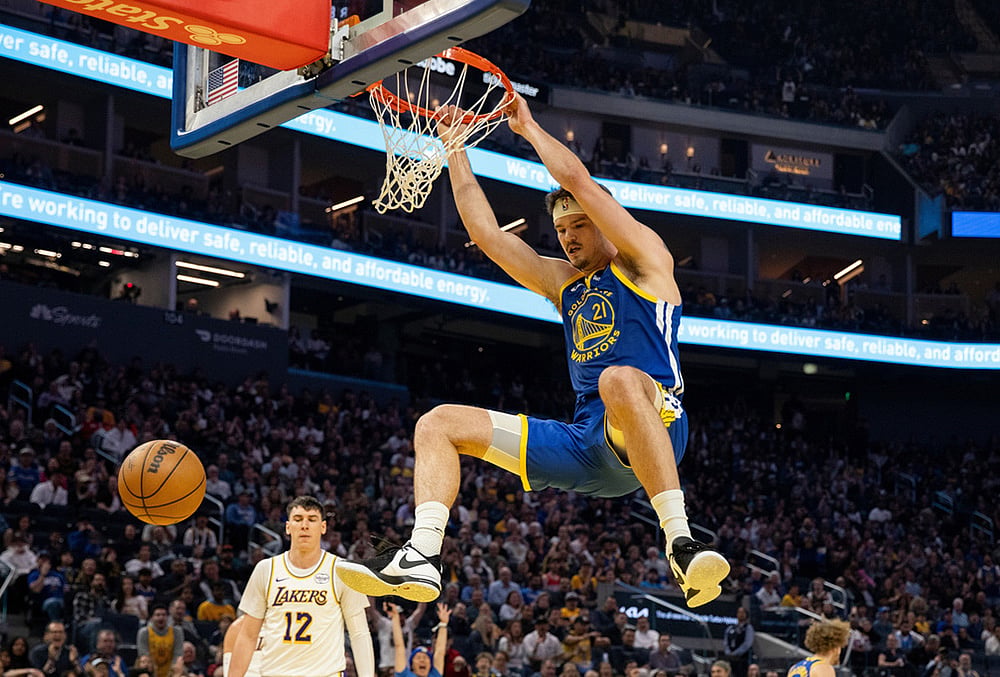Golden State Warriors Vs Los Angeles Lakers NBA basketball photo-Quinten Post