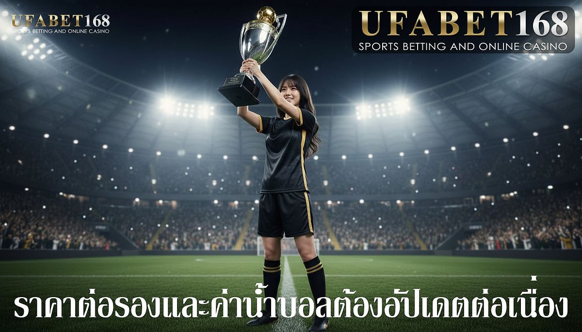  A woman lifting a trophy