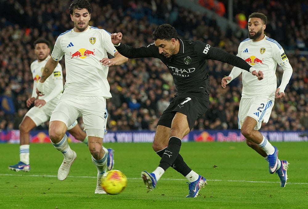 Leeds United vs Manchester City Premier League soccer-Omar Marmoush