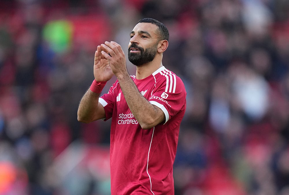 Liverpool Vs West Ham United Premier League soccer-Mohamed Salah