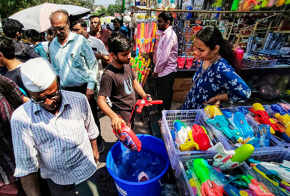 Holi preparations