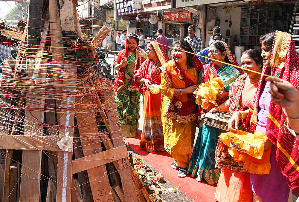 Holika Dahan in Patna