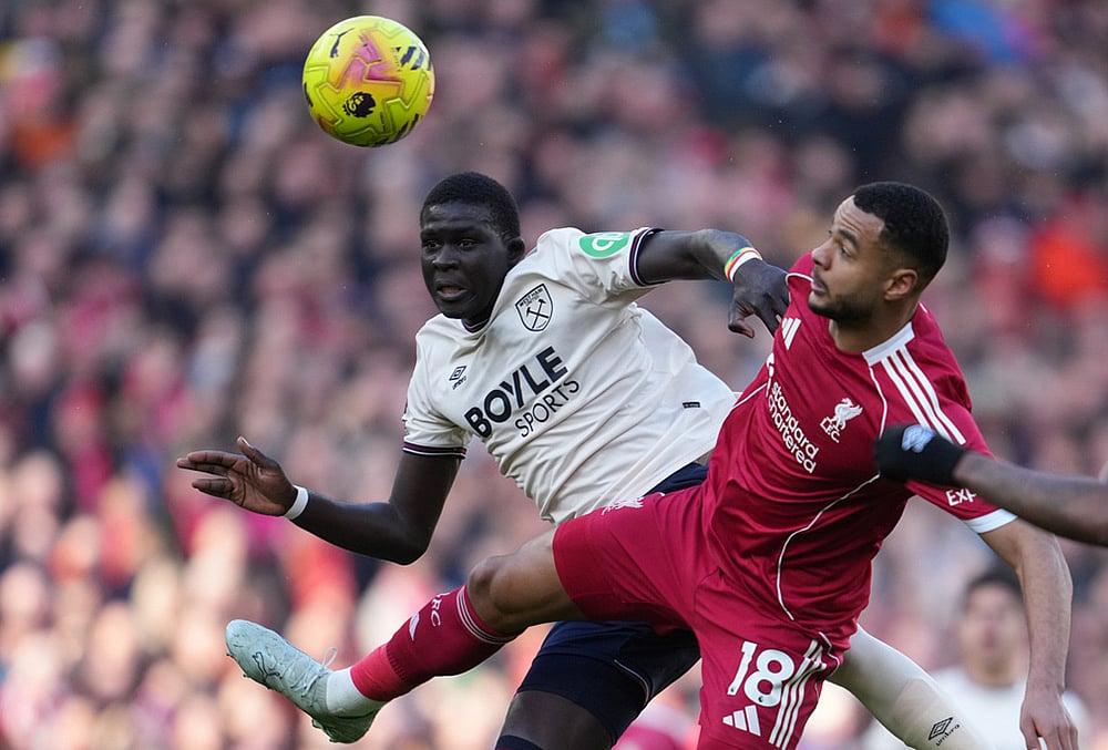 Liverpool Vs West Ham United Premier League soccer-El Hadji Malick Diouf