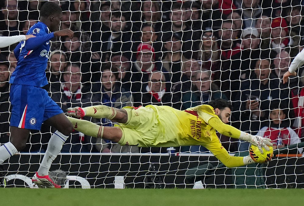 Arsenal Vs Chelsea Premier League soccer-David Raya