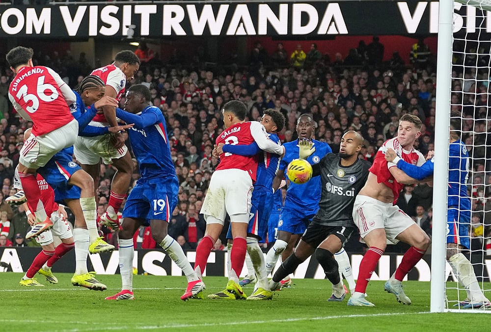 Arsenal Vs Chelsea Premier League soccer-Jurrien Timber