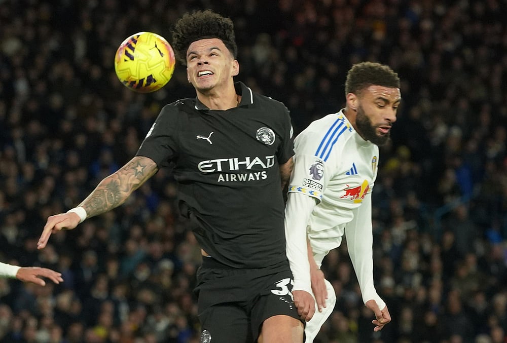 Leeds United vs Manchester City Premier League soccer-Nico OReilly