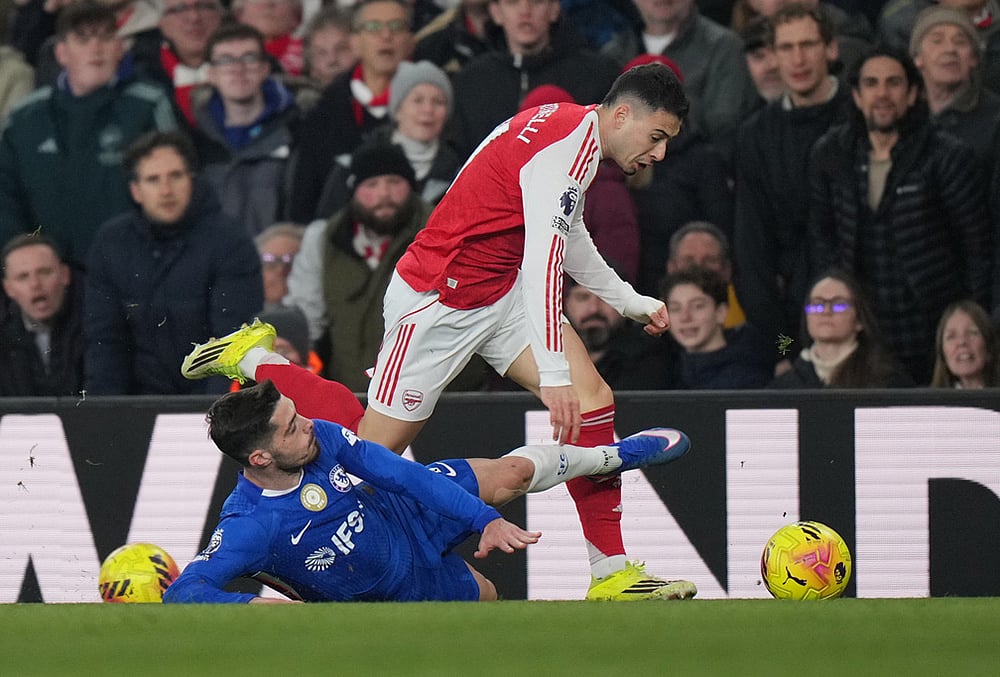 Arsenal Vs Chelsea Premier League soccer-Pedro Neto