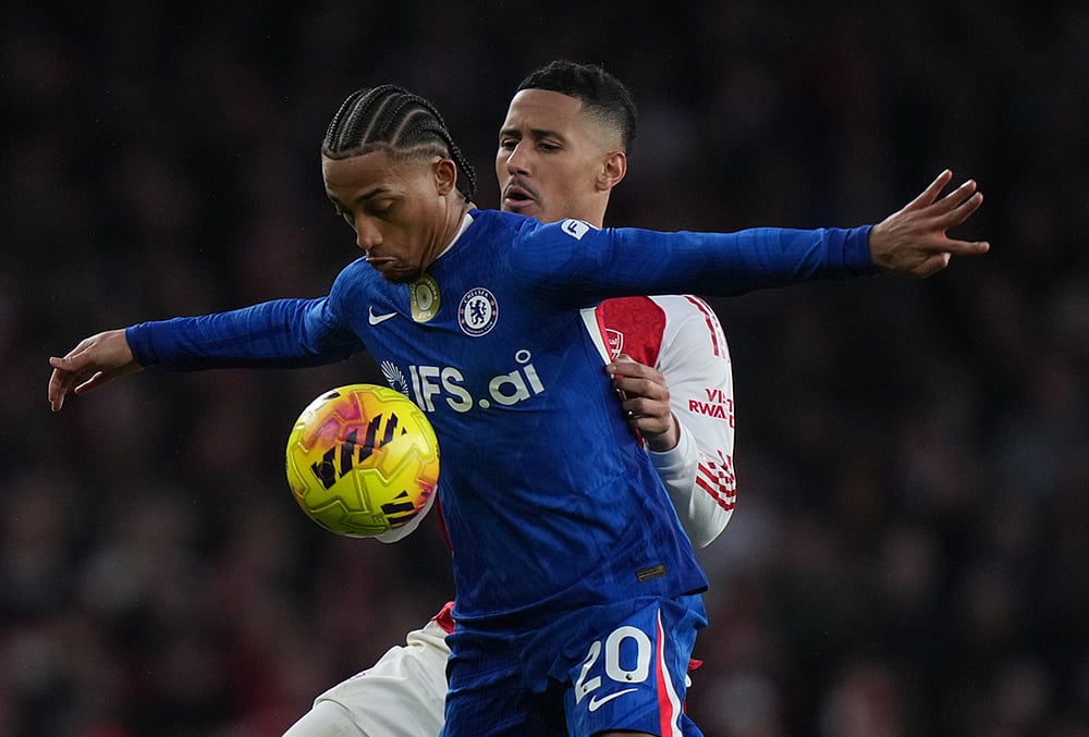 Arsenal Vs Chelsea Premier League soccer-Joao Pedro