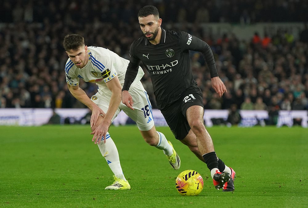 Leeds United vs Manchester City Premier League soccer-Anton Stach