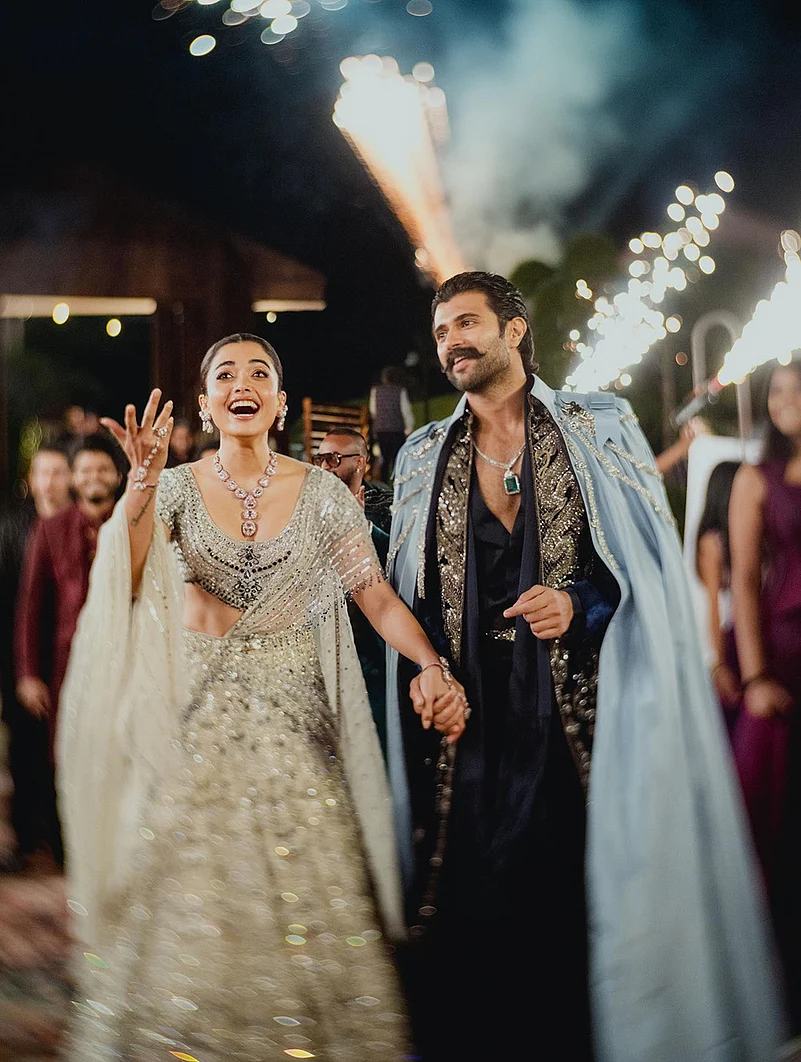 rashmika mandanna vijay deverakonda sangeet ceremony