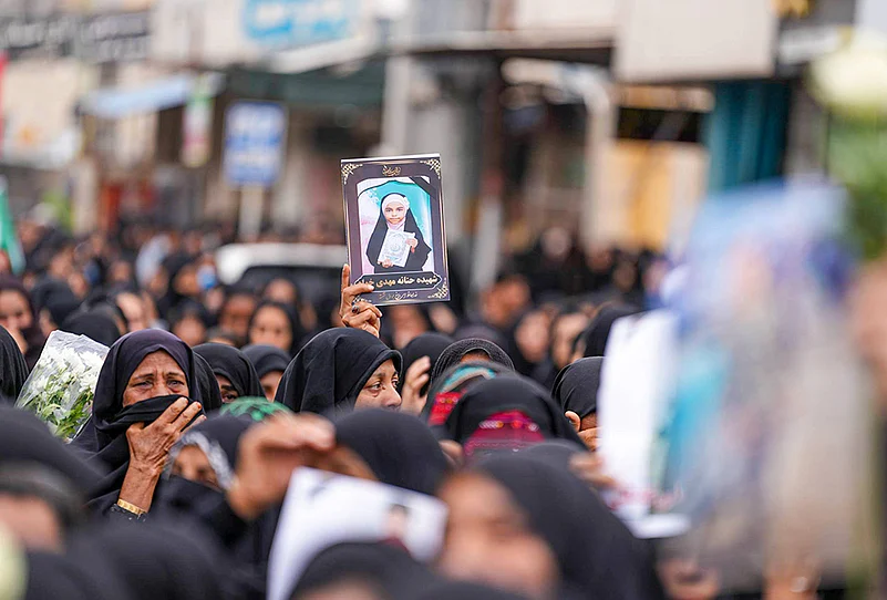 Mass Funeral for Children Killed in School Bombing in Iran