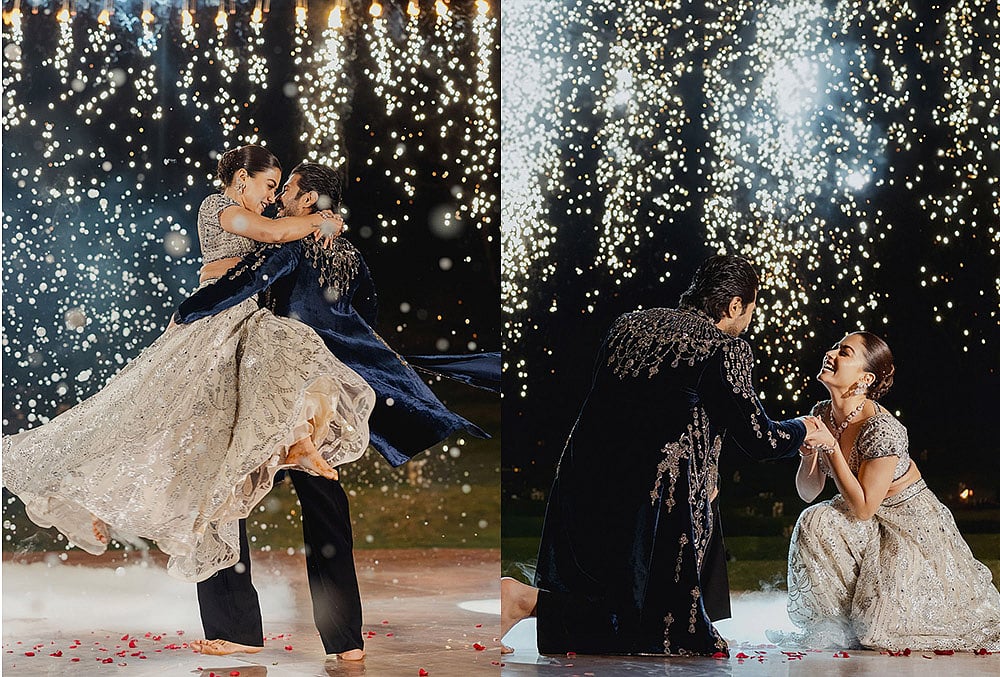 In Pics- Rashmika Mandanna-Vijay Deverakonda's Sangeet Album