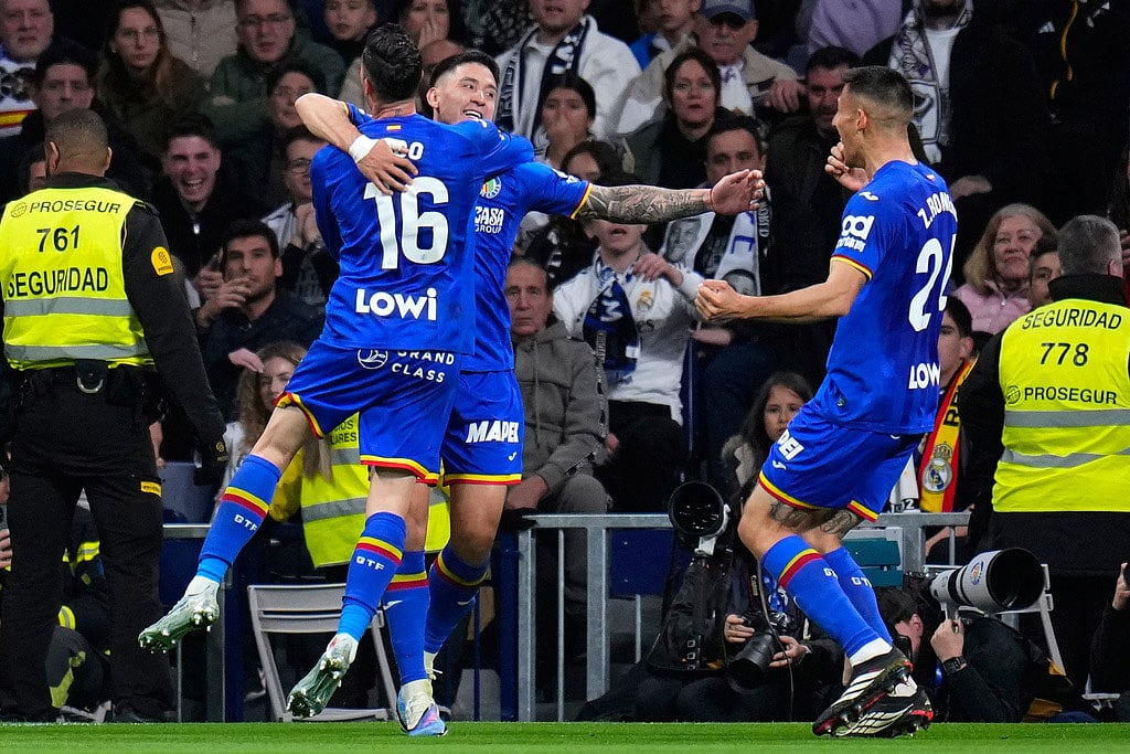 Real Madrid vs Getafe La Liga soccer-Satriano 