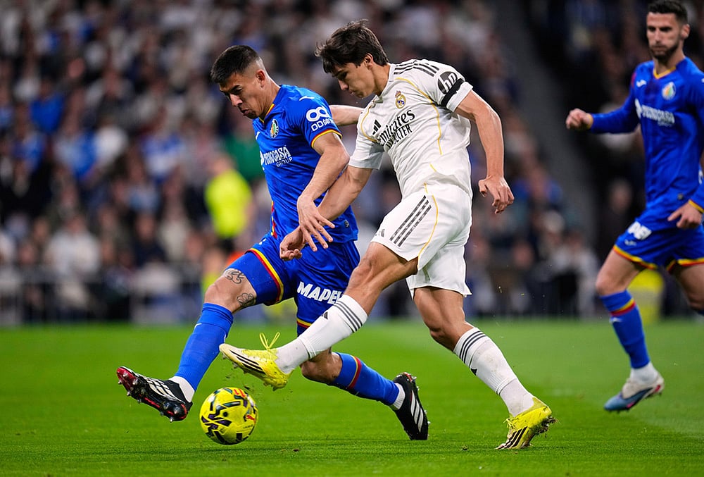 Real Madrid vs Getafe La Liga soccer-Gonzalo Garcia