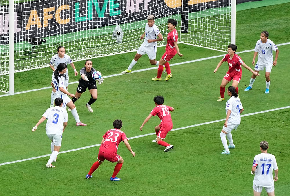 North Korea vs Uzbekistan AFC Women’s Asian Cup photos-Zarina Saidova