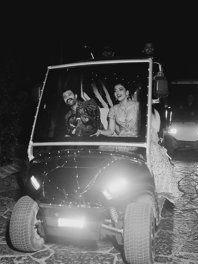 rashmika mandanna vijay deverakonda sangeet ceremony